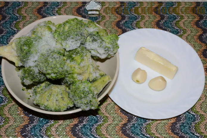 Lækker vegetabilsk puré fra frossen broccoli - hvordan man laver broccoli puré, en trin for trin opskrift fotos