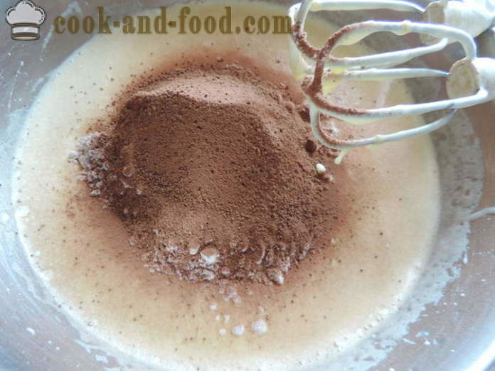 Hjemmelavet chokolade sprøde vafler - hvordan man laver vafler i et vaffeljern, en trin for trin opskrift fotos