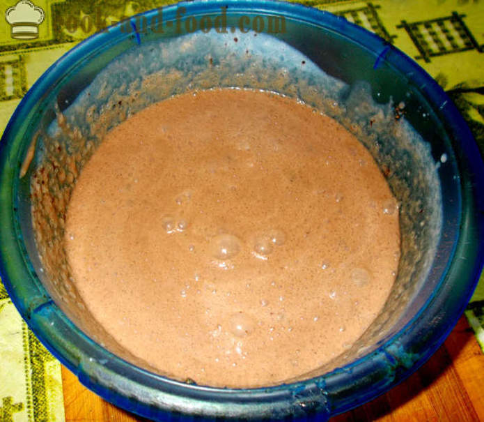 Hjem panna cotta med chokolade-creme - hvordan man laver panna cotta hjem, trin for trin opskrift fotos