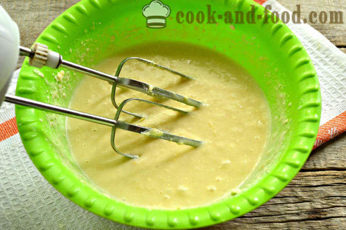 Citron tærte på semulje og yoghurt i form af kagen - hvordan man laver kefir manna, en trin for trin opskrift fotos