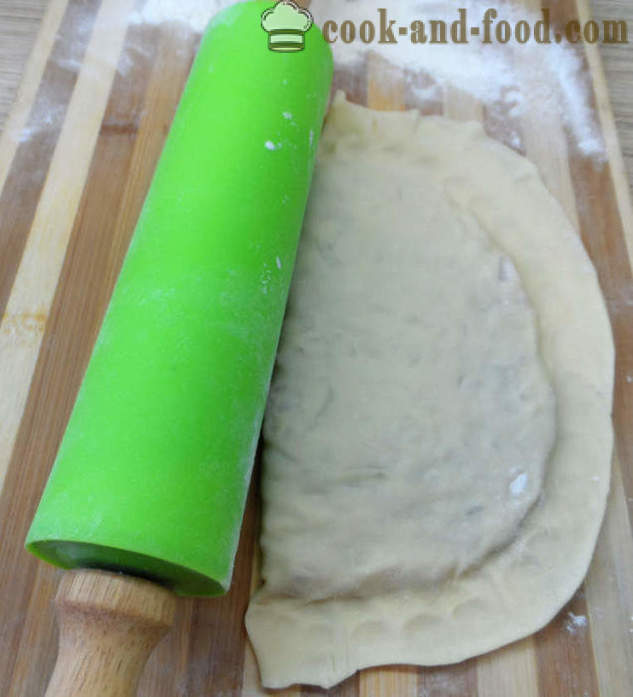Pasties med kød og ost på græsk - hvordan man kan gøre pasties i hjemmet, skridt for skridt opskrift fotos