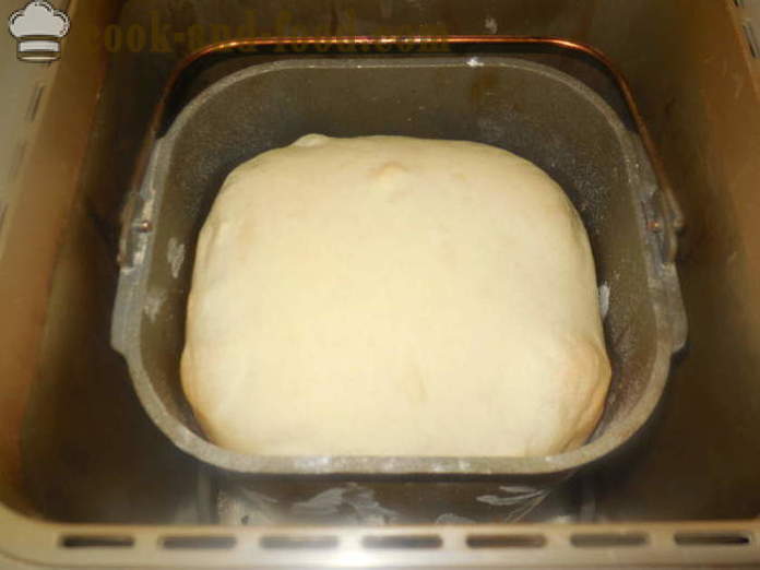 Ost brød på serum bagemaskine - hvordan til at bage brød i bagemaskinen med flødeost på et serum, en trin for trin opskrift fotos