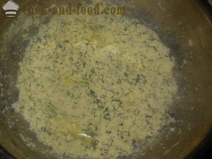 Hytteost ostemasse dild - hvordan man laver flødeost ostemasse og dild, en trin for trin opskrift fotos