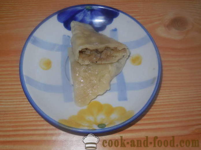 Meatless dumplings med rå kartofler og løg - hvordan man laver dumplings med rå kartofler, en trin for trin opskrift fotos