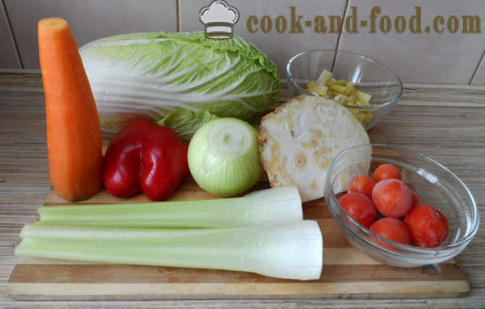 Selleri suppe til vægttab - hvordan du forbereder suppe af selleri at tabe sig, trin for trin opskrift fotos