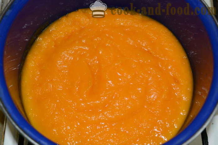 Fløde af græskar, gulerødder og selleri uden fløde - hvordan man laver en lækker græskarsuppe, en trin for trin opskrift fotos