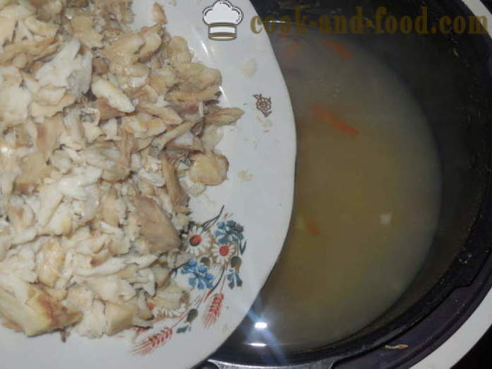 En simpel opskrift på fiskesuppe fra Pike mål multivarka - hvordan man laver suppe fra gedde hoved hjem, trin for trin opskrift fotos