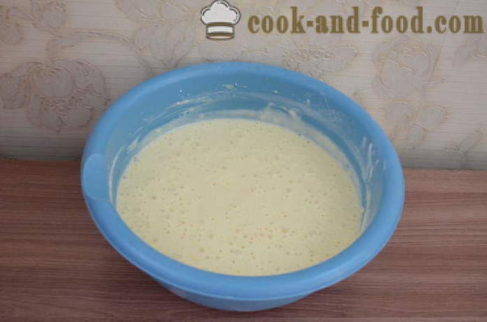 Hurtig kage på kefir uden fyld - hvordan man forbereder gelé kage med kefir i ovnen, med en trin for trin opskrift fotos