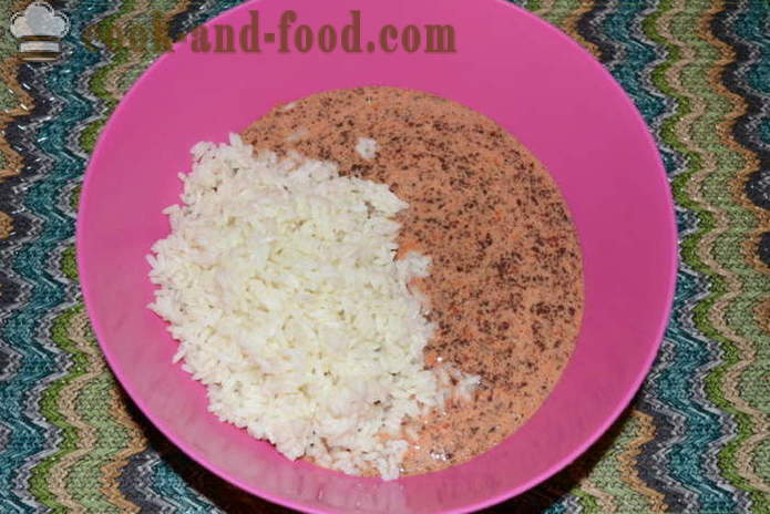 Lækker gryderet af leveren med ris - hvordan man tilbereder lever gryde i ovnen, med en trin for trin opskrift fotos