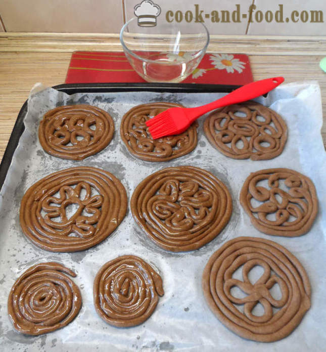 Spring Teterka cookies i ovnen - Teterka hvordan at lave mad derhjemme, trin for trin opskrift fotos