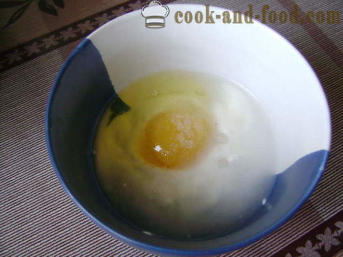 Dejen til dumplings med creme fraiche og vand - hvordan til at ælte dejen til dumplings, en trin for trin opskrift fotos