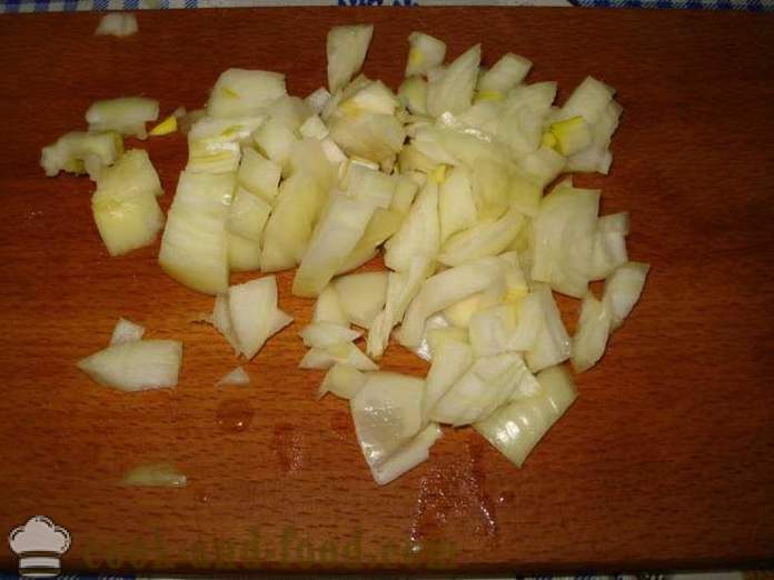 Stegte kartofler med løg - hvordan man laver stegte kartofler med løg i en pande, en trin for trin opskrift fotos