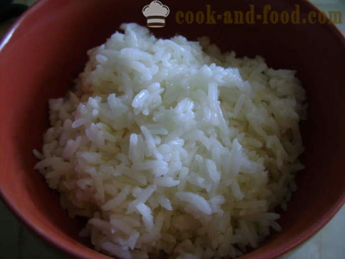 Lækker smuldrende ris garniture - hvordan man kan tilberede sprøde ris pynt i kinesisk, en trin for trin opskrift fotos