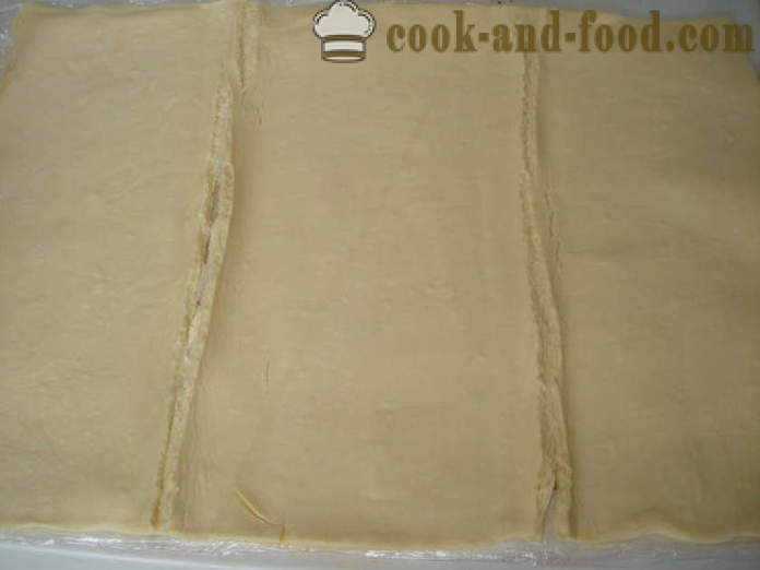 Pølser i butterdej i ovnen - hvordan man laver pølser i butterdej, med en trin for trin opskrift fotos