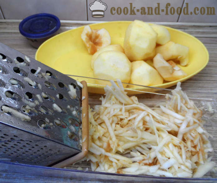 Nemmeste æbletærte - hvordan man laver en æbletærte i ovnen, med en trin for trin opskrift fotos