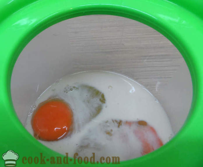 Damp omelet i multivarka med mælk og grøntsager - hvordan man laver røræg til et par, med en trin for trin opskrift fotos