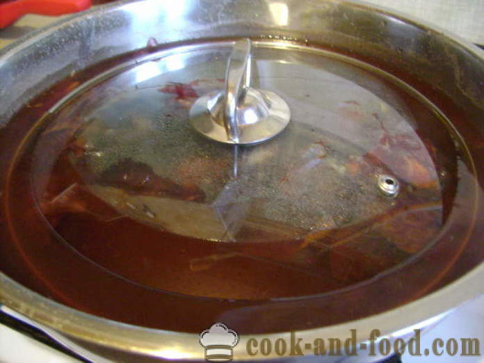 Saltet makrel hurtigt i løg skind - hvordan man kan lage makrel i løg skind i hjemmet, trin for trin opskrift fotos