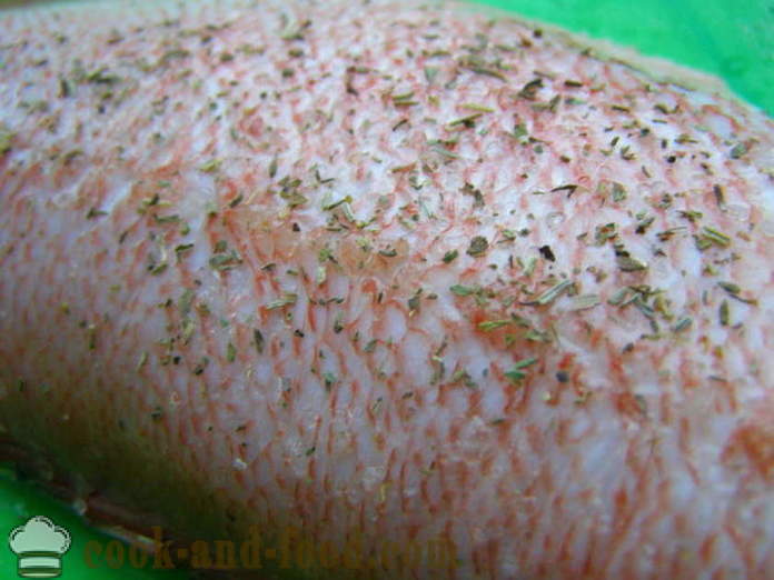 Sea bass stegt i en gryde - hvordan man laver stegt aborre, en trin for trin opskrift fotos