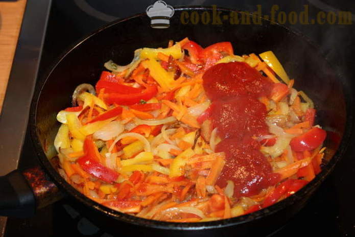 Ost gnocchi med vegetabilske sauce - hvordan man laver gnocchi, en trin for trin opskrift fotos