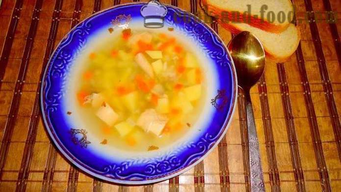 Kanin suppe med kartofler - hvordan at tilberede lækker suppe fra en kanin, en trin for trin opskrift fotos
