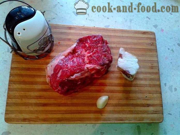 Kød ruller i panden - hvordan man kan tilberede kød ruller med fyld, en trin for trin opskrift fotos