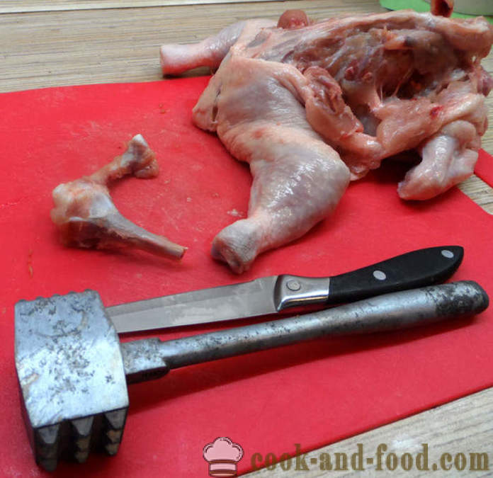 Fyldte kylling uden ben i ovnen - hvordan man laver fyldte kylling uden ben, en trin for trin opskrift fotos