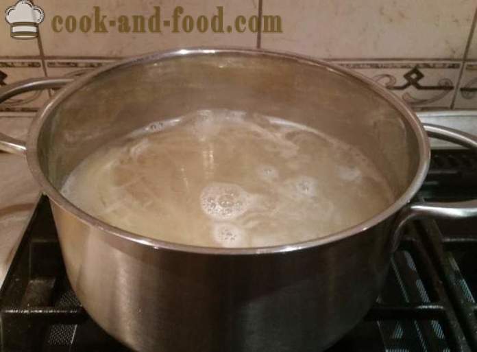 Hvordan at lave mad spaghetti i gryden - en trin for trin opskrift fotos