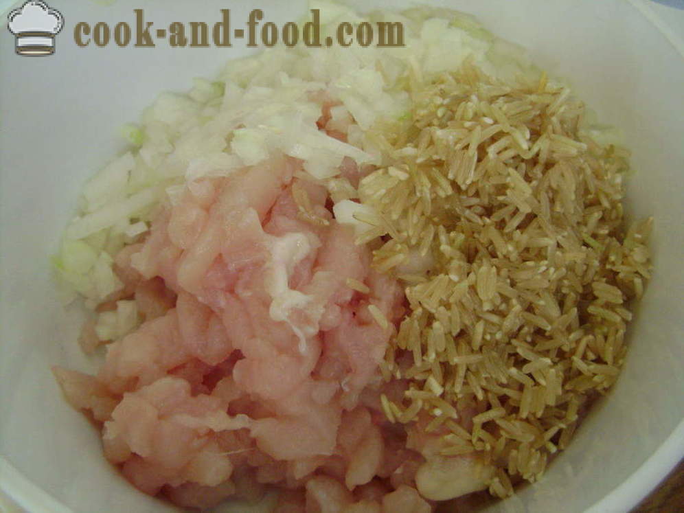 Fyldte grøntsager med ris og hakket kød - hvordan man forbereder fyldte grøntsager, med en trin for trin opskrift fotos