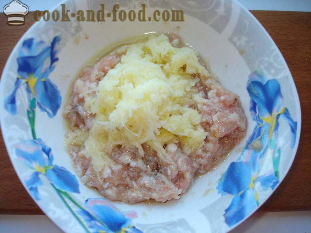 Pasties butterdej med kartofler og kød - hvordan man laver pasties butterdej i ovnen, med en trin for trin opskrift fotos
