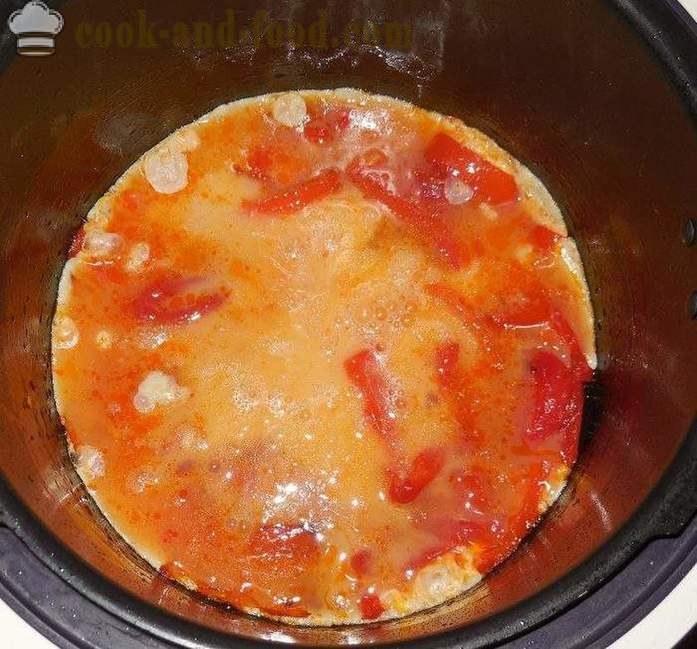 Omelet med tomater i multivarka - hvordan man laver en omelet i multivarka, trin for trin opskrift fotos
