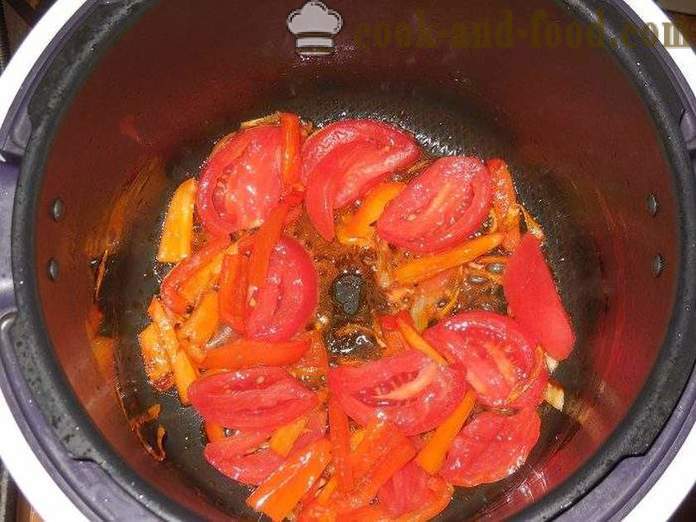Omelet med tomater i multivarka - hvordan man laver en omelet i multivarka, trin for trin opskrift fotos