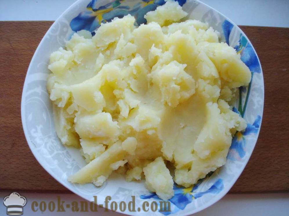 Dumplings med kartofler og løg - hvordan man laver melboller med kartofler, en trin for trin opskrift fotos