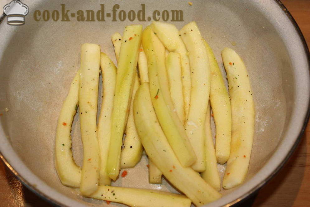 Courgetter i dej - hvordan man kokken zucchini i dej i panden, en trin for trin opskrift fotos