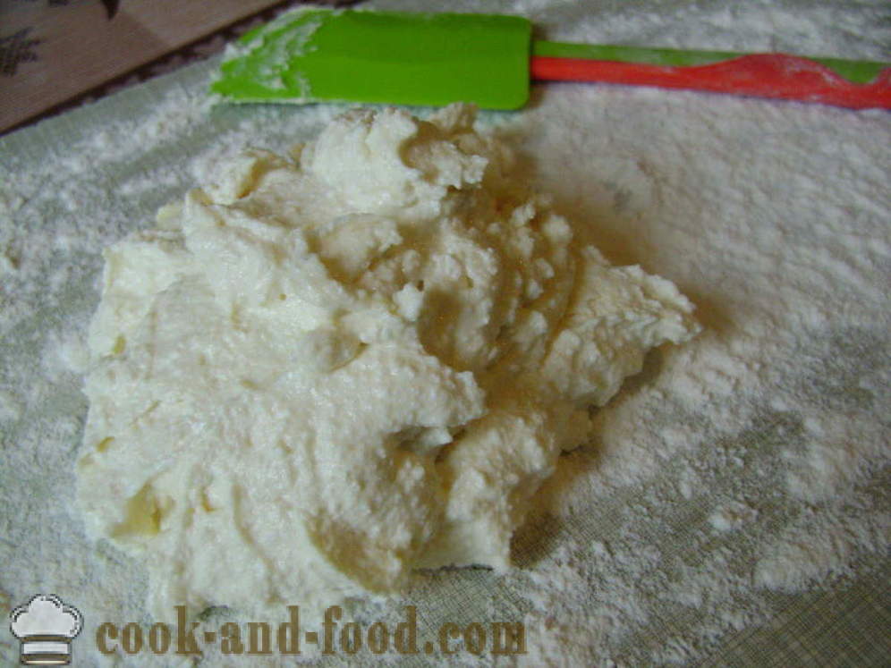 Kvark kager uden bagepulver - hvordan man laver ostemasse ost pandekager på en pande, en trin for trin opskrift fotos