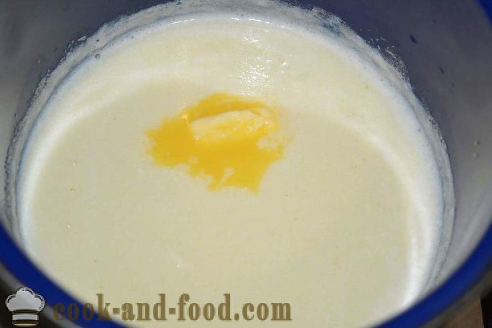 Semulje i mælk uden klumper i panden - hvordan man laver grød med mælk uden klumper, trin for trin opskrift fotos