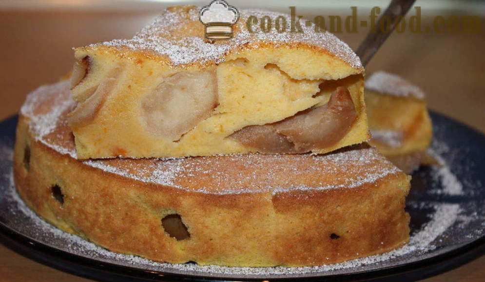 Pumpkin pie med æbler - hvordan man laver æbletærte med græskar og æble, med en trin for trin opskrift fotos