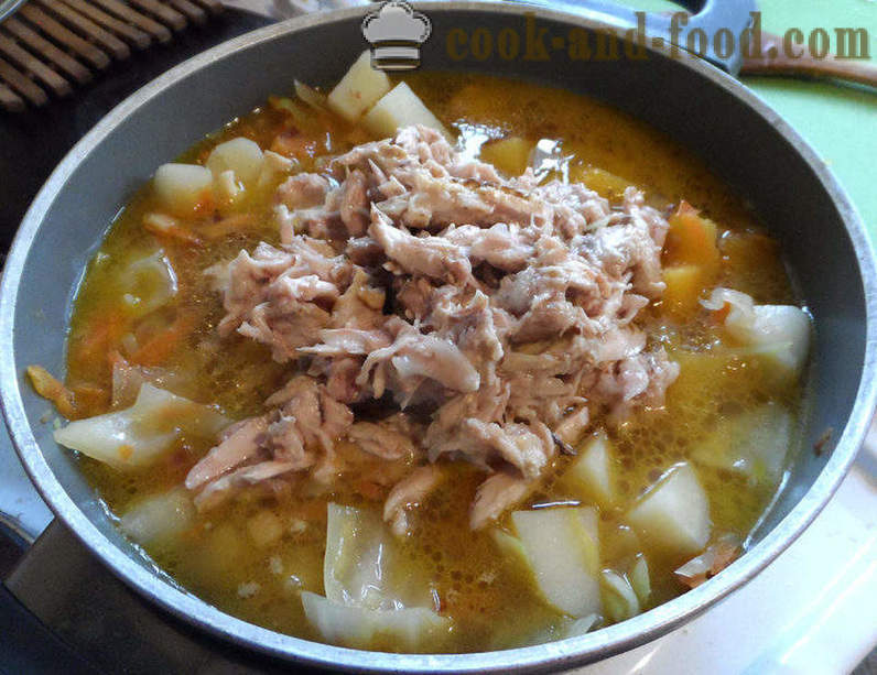 Græskar suppe med fløde og kød - hvordan at tilberede en lækker græskarsuppe med fløde, med en trin for trin opskrift fotos