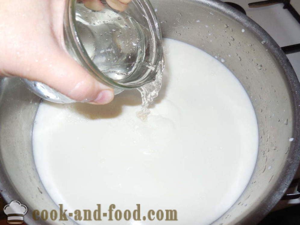 Sago mælk grød - hvordan man laver grød fra marv mælk, en trin for trin opskrift fotos