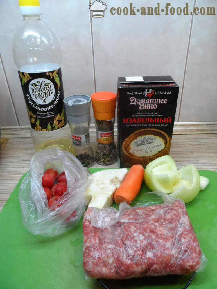 Lasagne med hakket kød og bechamelsauce - hvordan man forbereder lasagne med hakket kød i hjemmet, trin for trin opskrift fotos