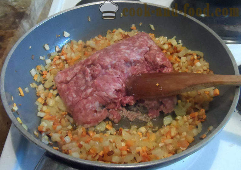 Lasagne med hakket kød og bechamelsauce - hvordan man forbereder lasagne med hakket kød i hjemmet, trin for trin opskrift fotos