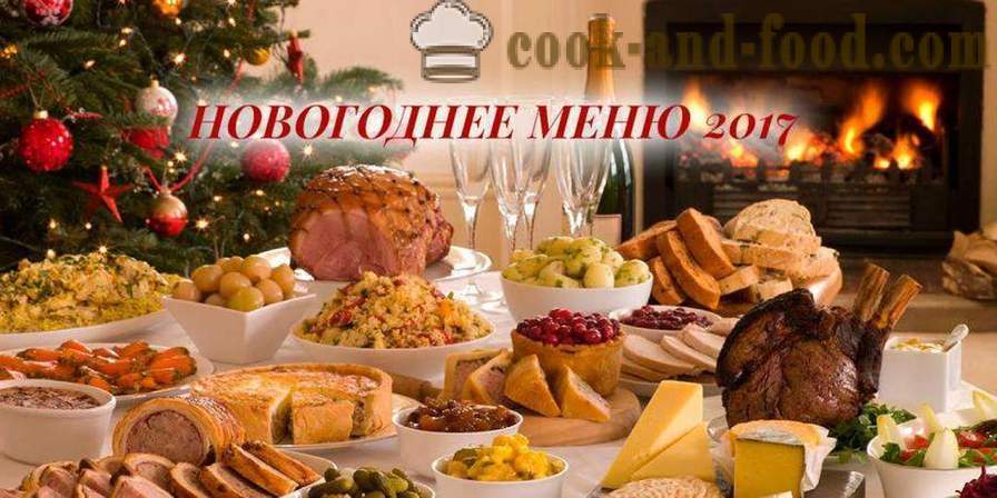 Hvad skal lave mad til nytår 2017 - nytårsmenu på året for den Hane, opskrifter med fotos