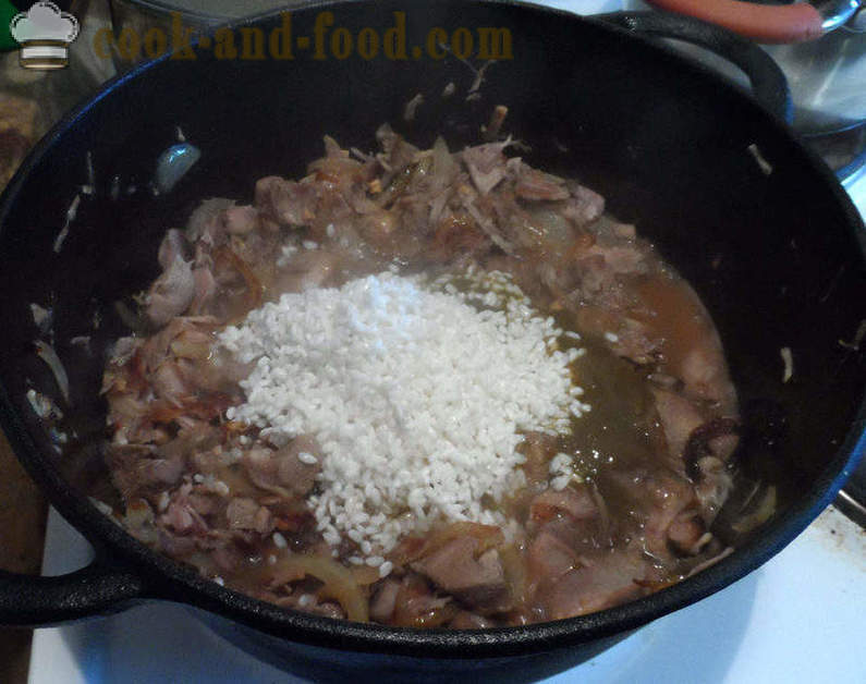 Kharcho suppe med ris - hvordan man kan koge suppe grub derhjemme, trin for trin opskrift fotos