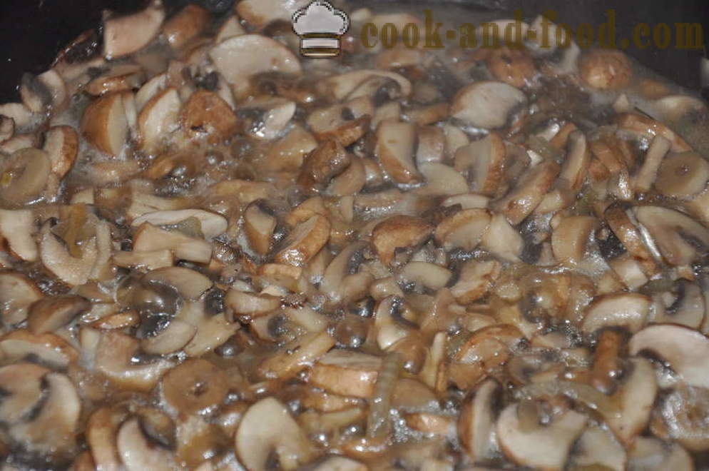 Lækker svampesuppe med svampe - hvordan man laver champignon suppe med svampe, en trin for trin opskrift fotos