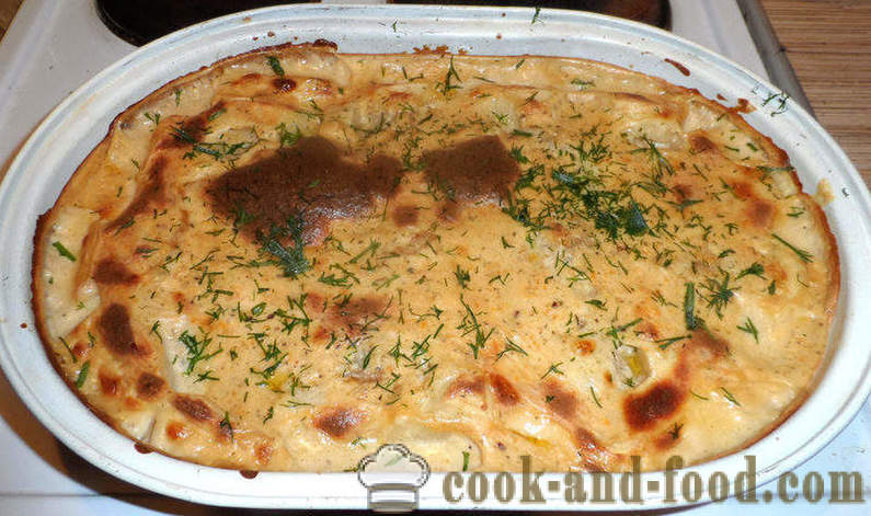 Croquettes under bechamelsauce i ovnen - hvordan man laver frikadeller med kartofler og fløde sovs, en trin for trin opskrift fotos