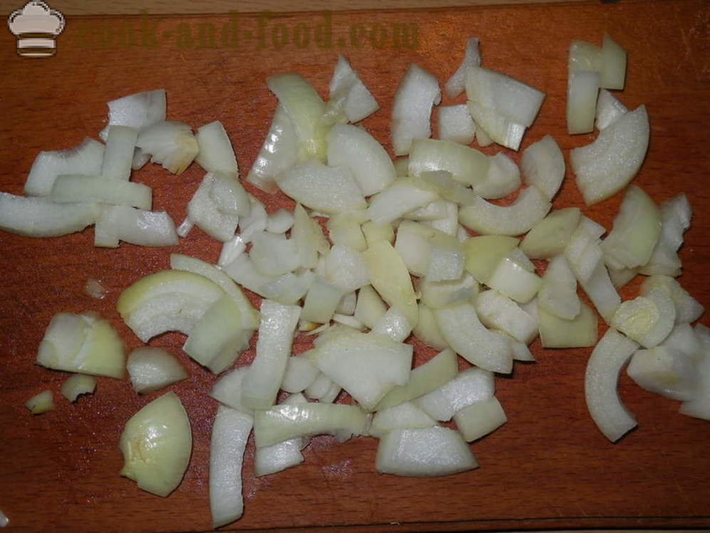 Bagt kartoffel med kød og grøntsager - hvordan man laver en gryderet af kartofler med kød i multivarka, trin for trin opskrift fotos