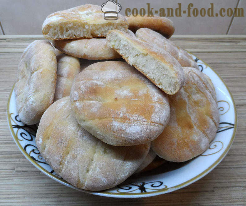 Løg brød i ovnen eller løg boller - ligesom hvordan til at bage brød, løg, en trin for trin opskrift fotos