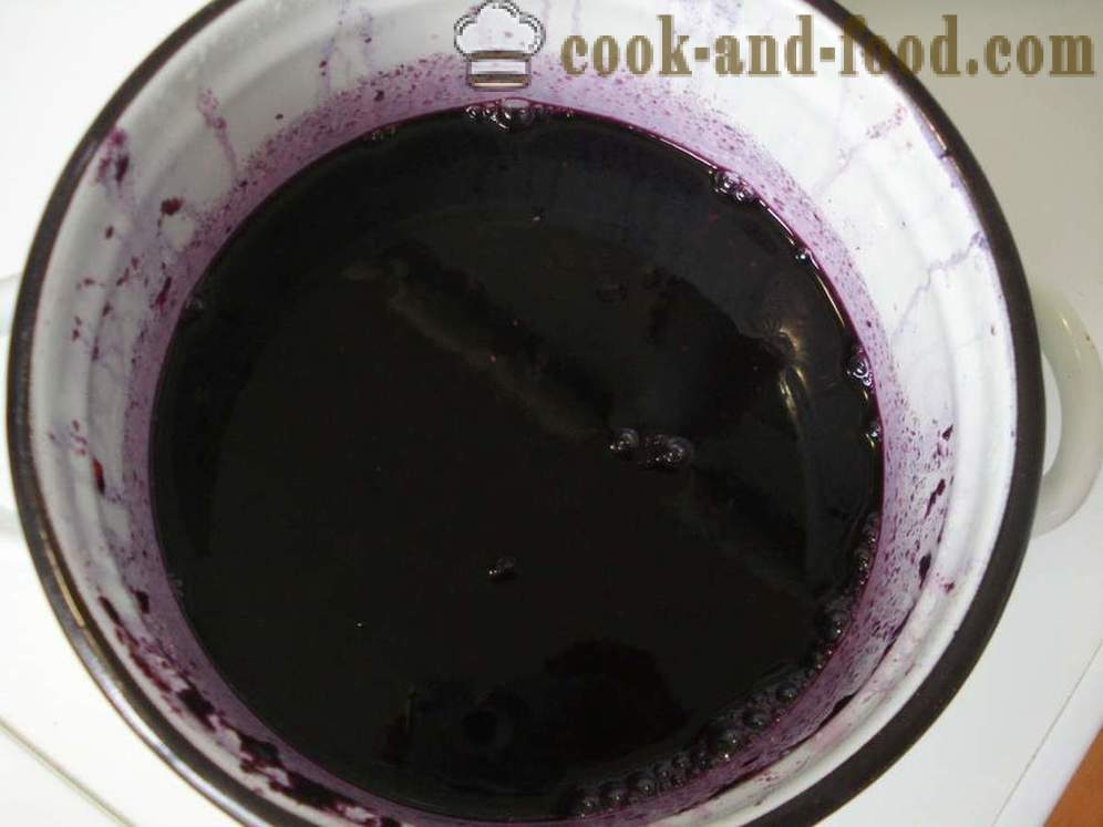 Grape gelé med gelatine - hvordan man laver gelé af druer derhjemme, trin for trin opskrift fotos