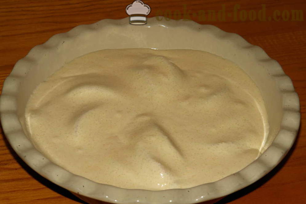 Svamp kage med æbler i ovnen - hvordan man laver en svamp kage med æbler, en trin for trin opskrift fotos