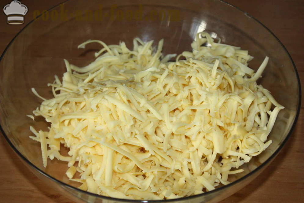 Kolde appetitvækker ost - hvordan man laver en snack af ost smeltet i ovnen, med en trin for trin opskrift fotos