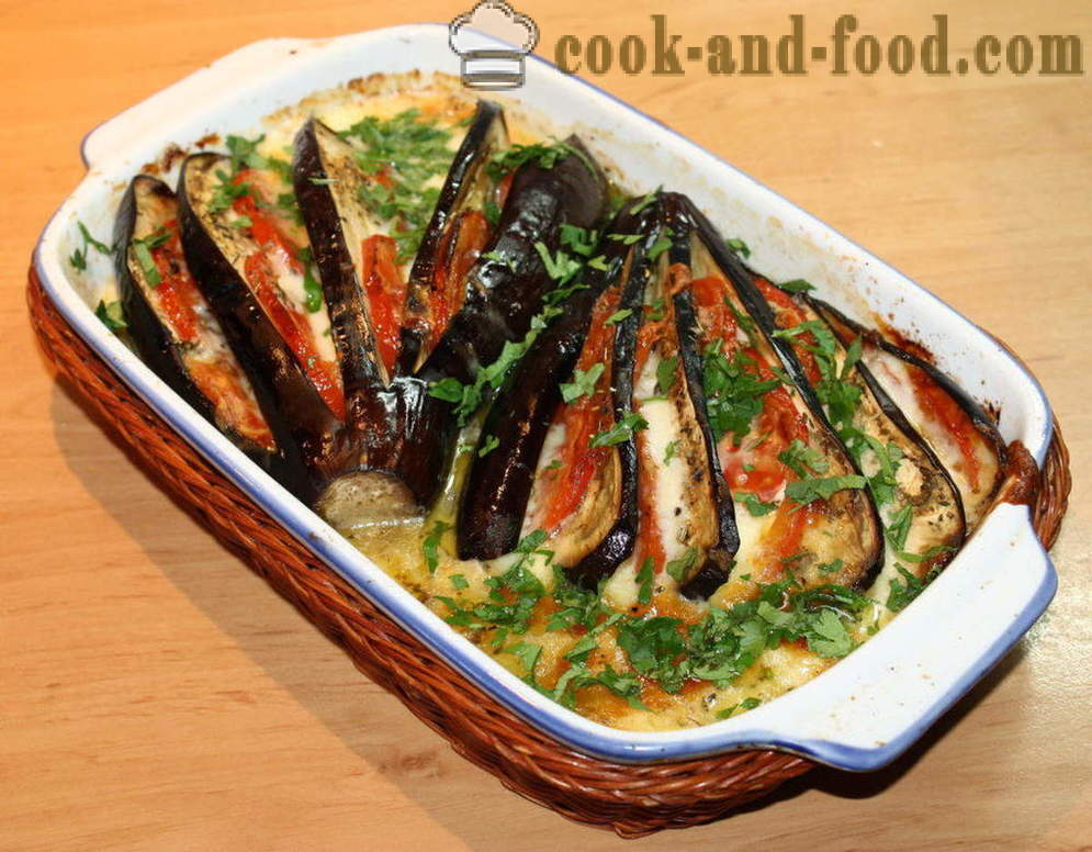 Ratatouille af aubergine i ovnen - hvordan man laver ratatouille, en trin for trin opskrift fotos